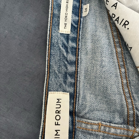 Denim forum the yoko high rise jean shorts - Picture 3 of 3